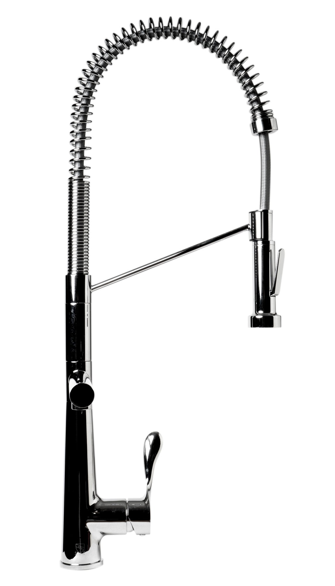 ALFI brand Polished Chrome Double Spout Commercial Spring Kitchen Faucet