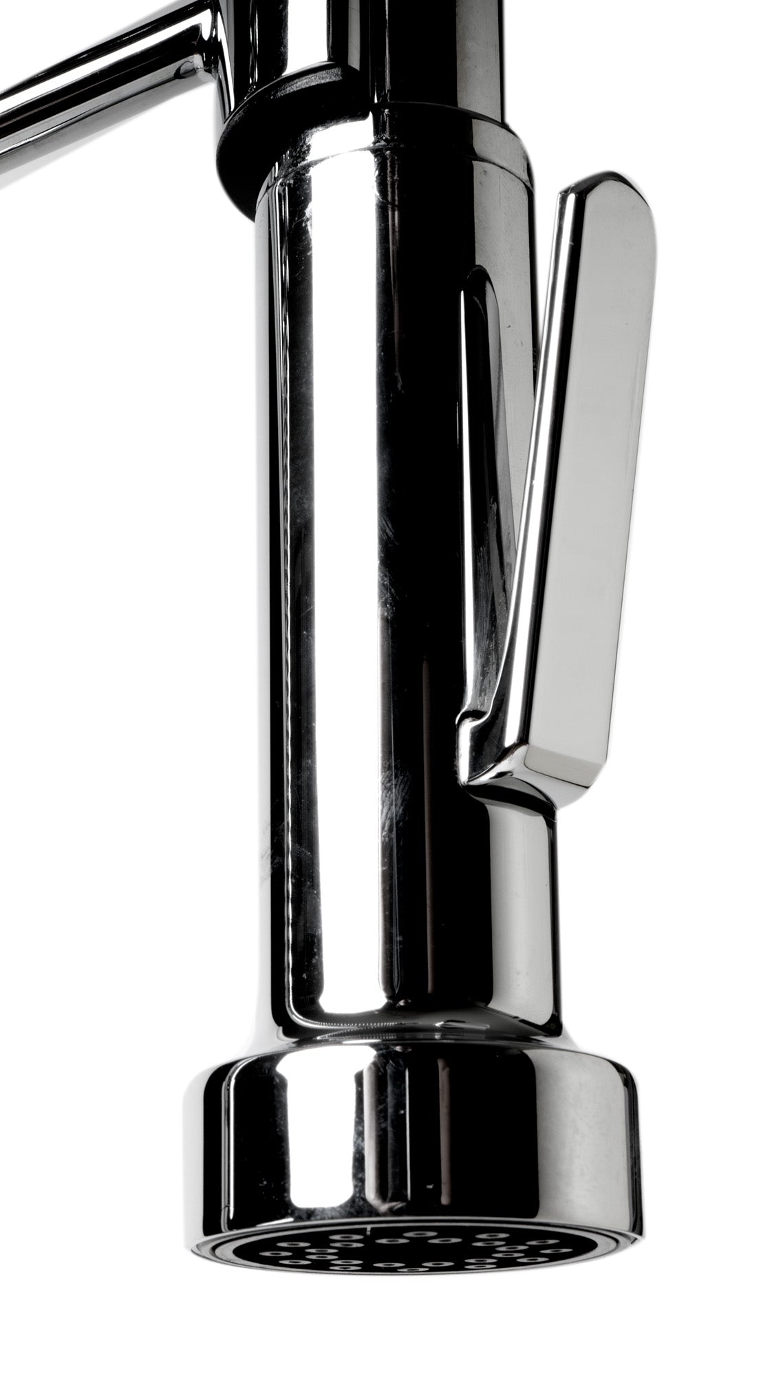 ALFI brand Polished Chrome Double Spout Commercial Spring Kitchen Faucet