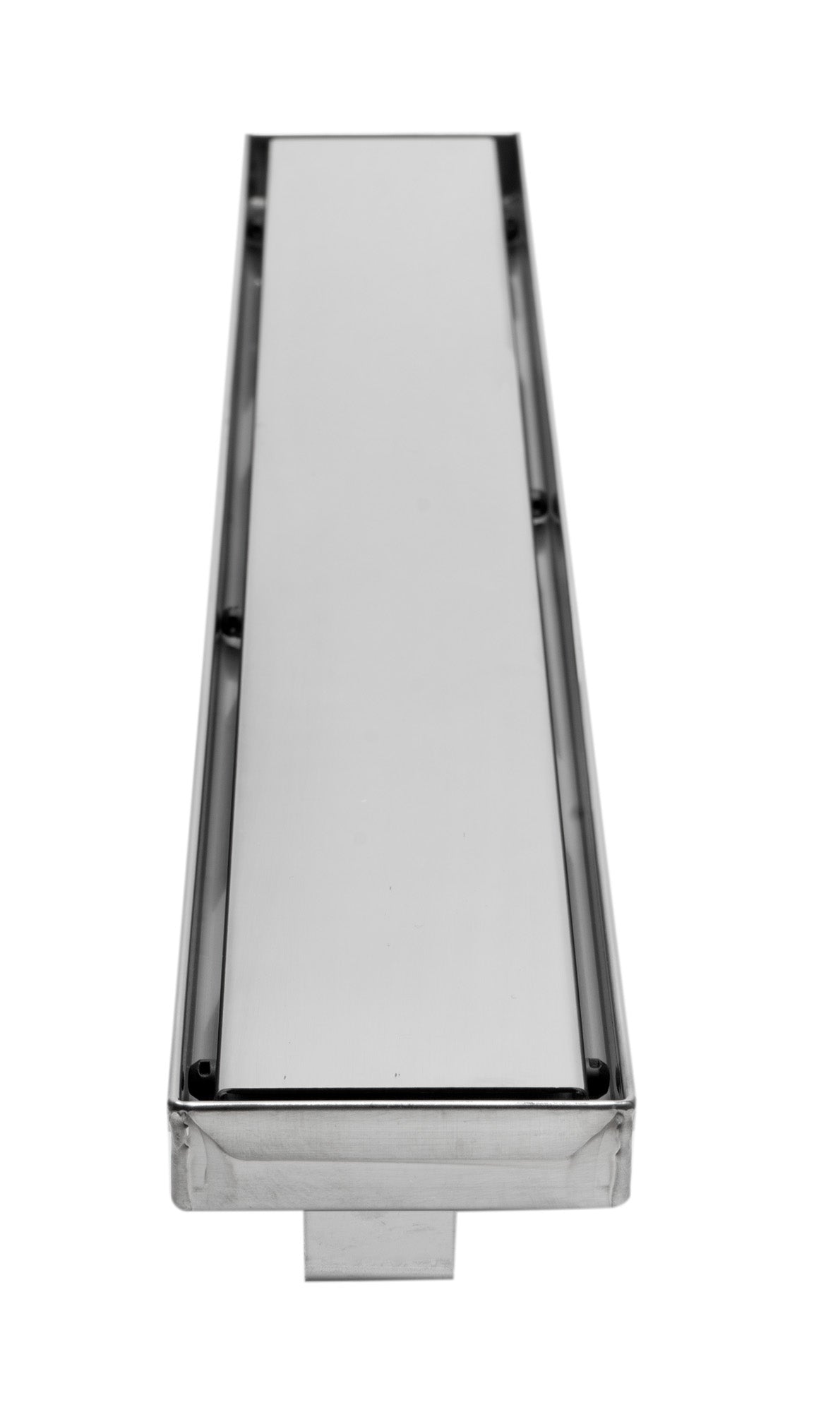 ALFI brand 24" Modern Polished Linear Shower Drain with Solid Cover