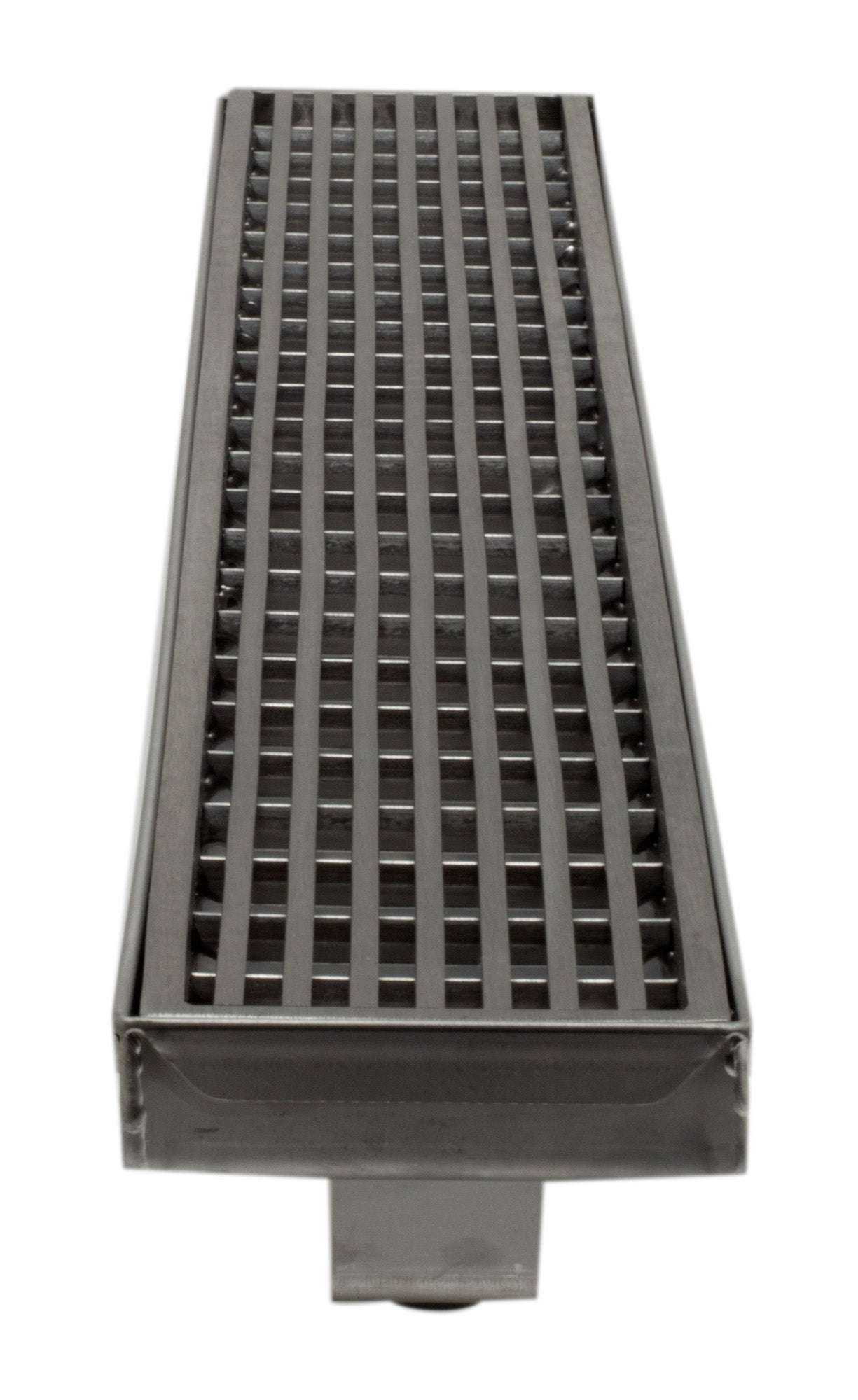 ALFI brand 24" Modern Stainless Steel Linear Shower Drain with Groove Lines