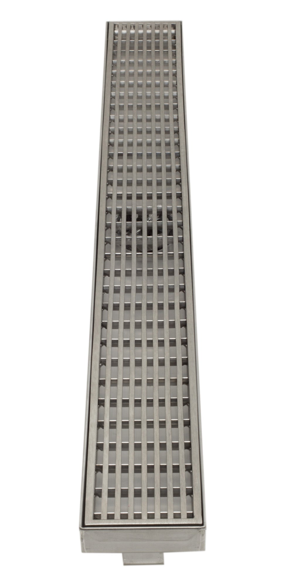 ALFI brand 32" Modern Stainless Steel Linear Shower Drain with Groove Lines