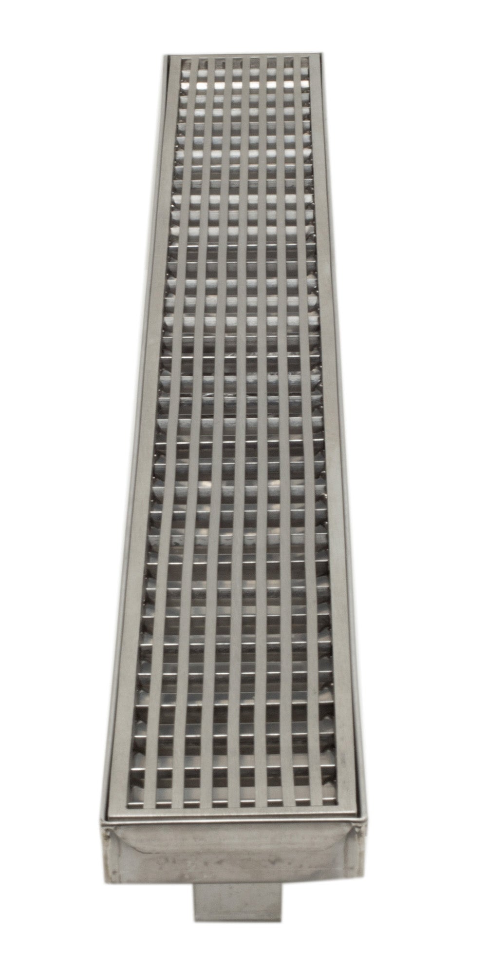 ALFI brand 36" Modern Stainless Steel Linear Shower Drain with Groove Lines