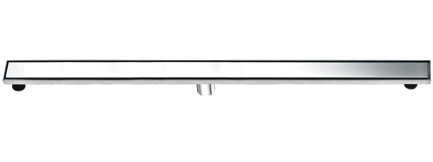 ALFI brand 47" Polished Stainless Steel Linear Shower Drain with Solid Cover