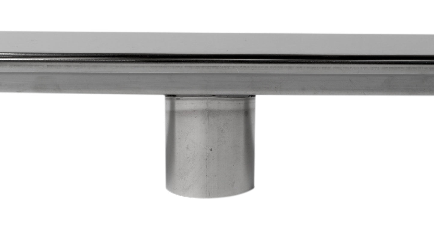 ALFI brand 47" Polished Stainless Steel Linear Shower Drain with Solid Cover