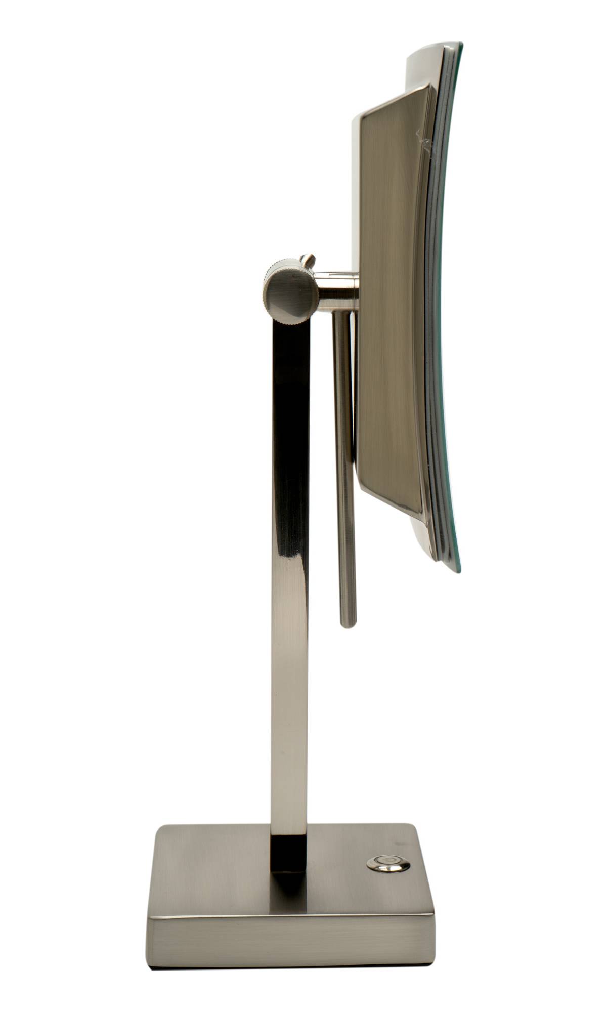 ALFI brandTabletop Square 8" 5x Magnifying Cosmetic Mirror with Light