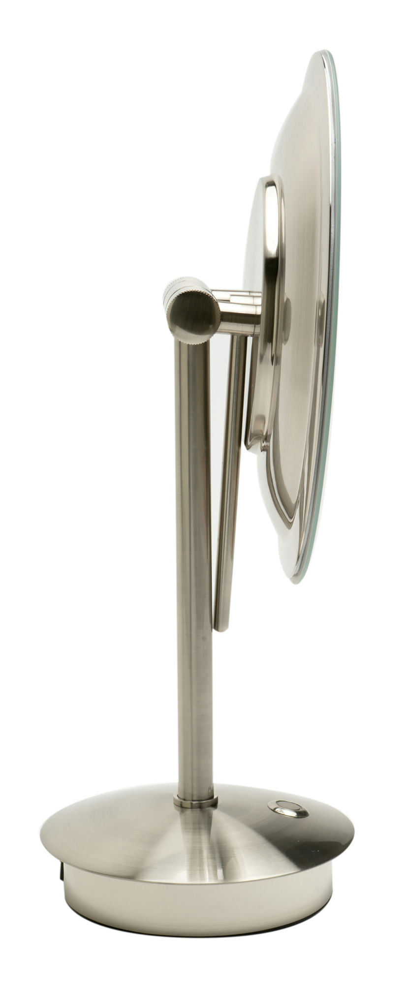 ALFI brandÂ Tabletop Round 9" 5x Magnifying Cosmetic Mirror with Light