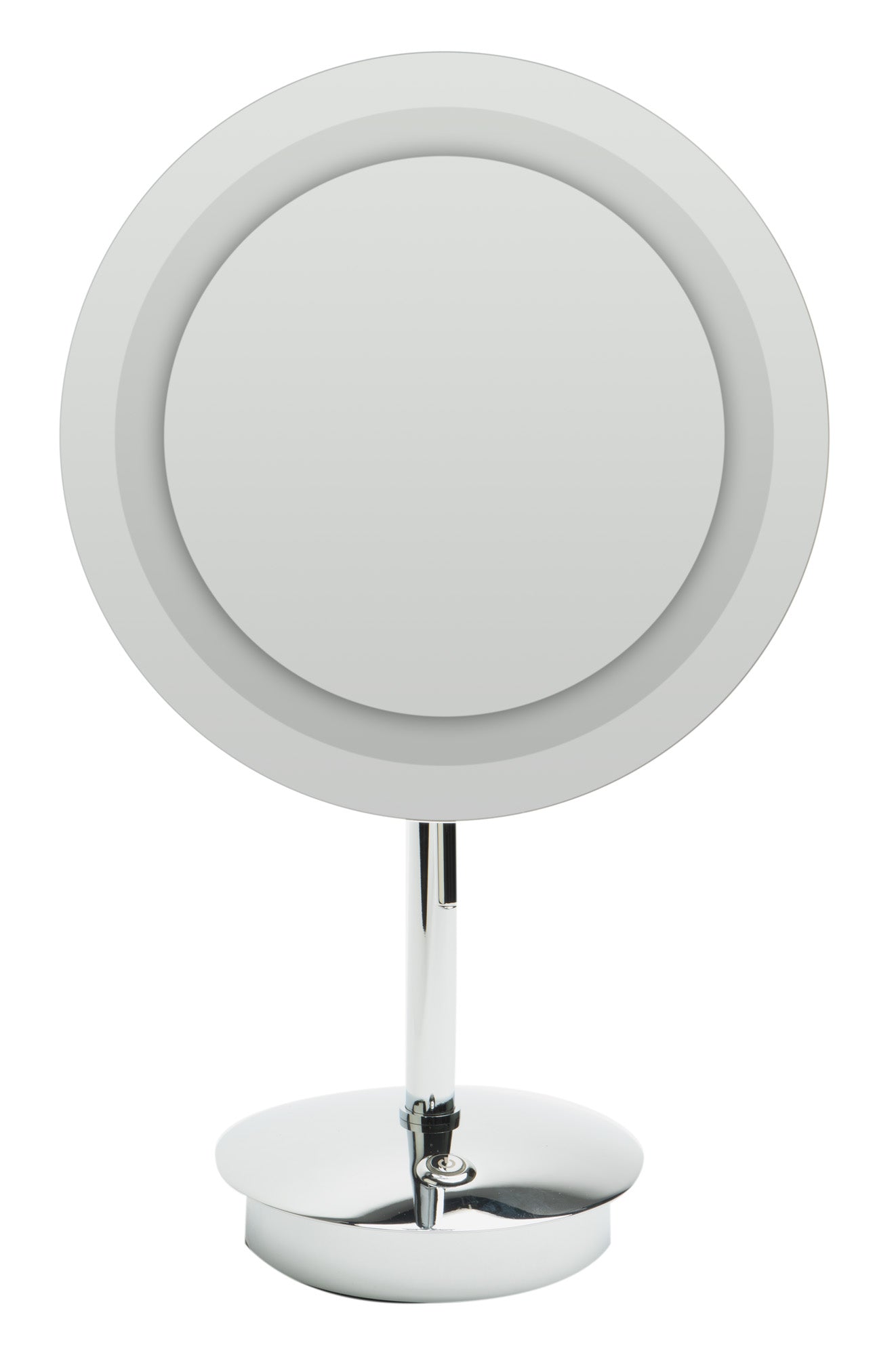 ALFI brandÂ Tabletop Round Cosmetic Mirror with Light