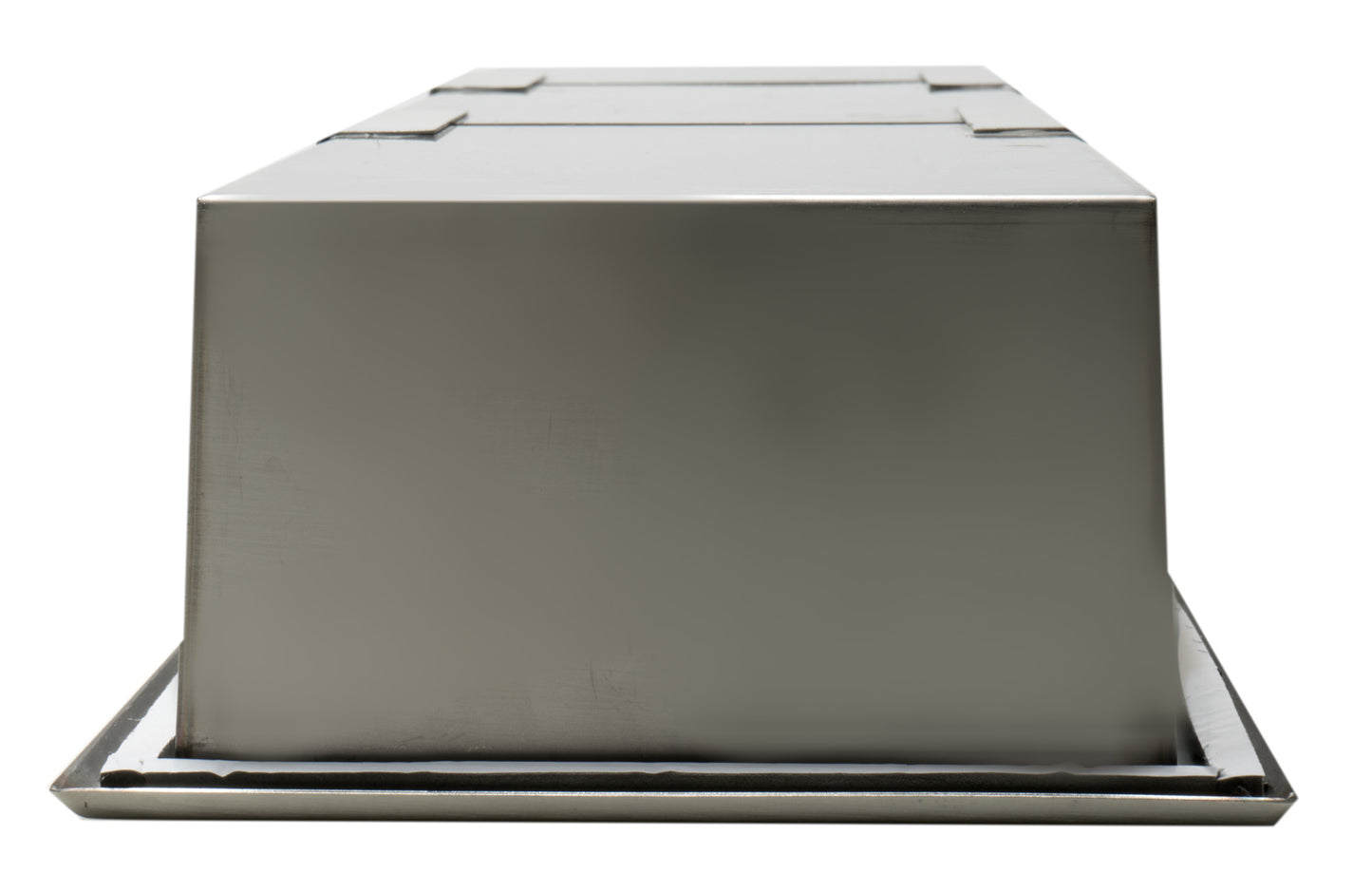 ALFI brand 8 x 36 Brushed Vertical Triple Shelf Bath Shower Niche