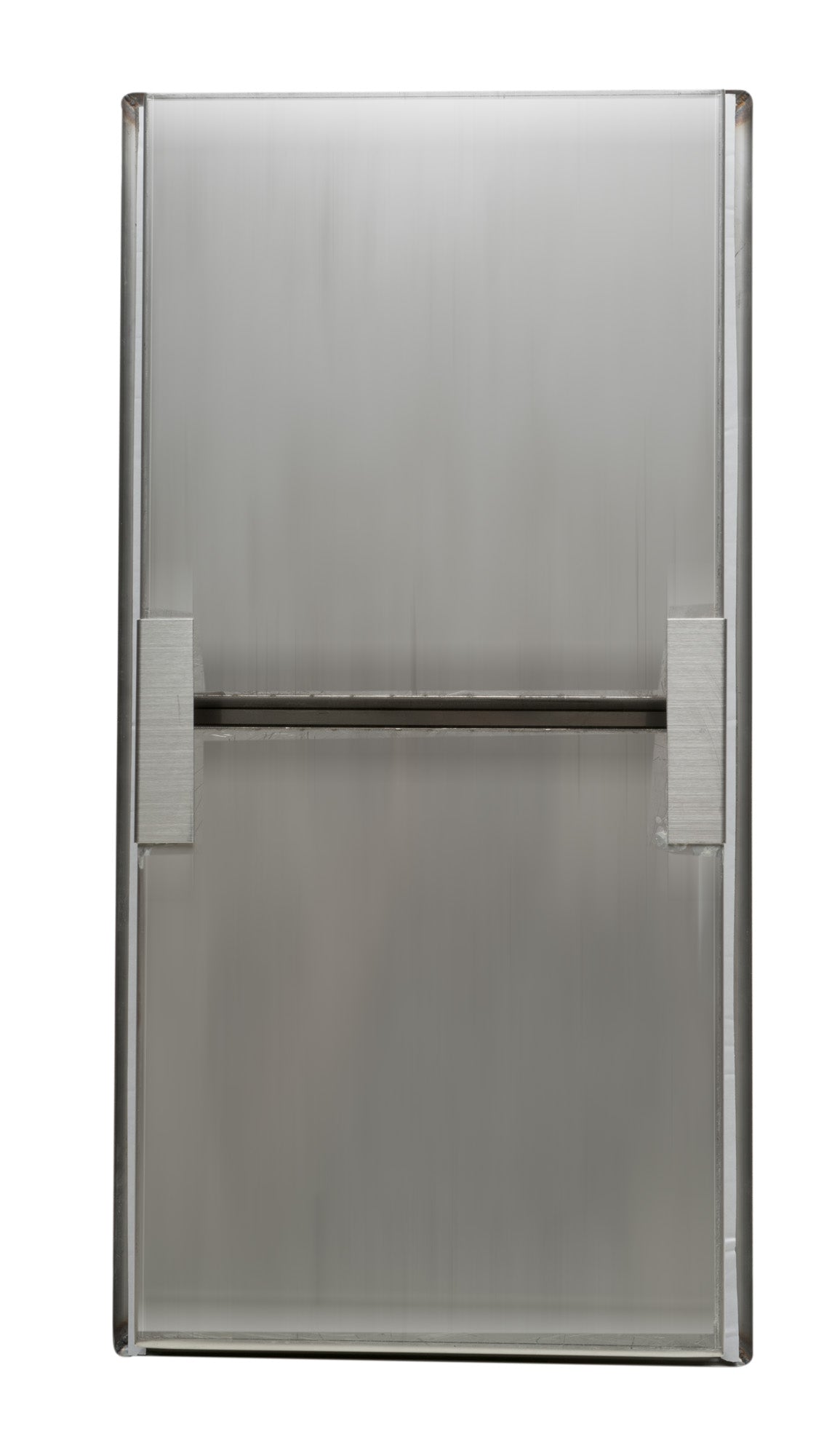 ALFI brand 12 x 24 Brushed Vertical Double Shelf Bath Shower Niche
