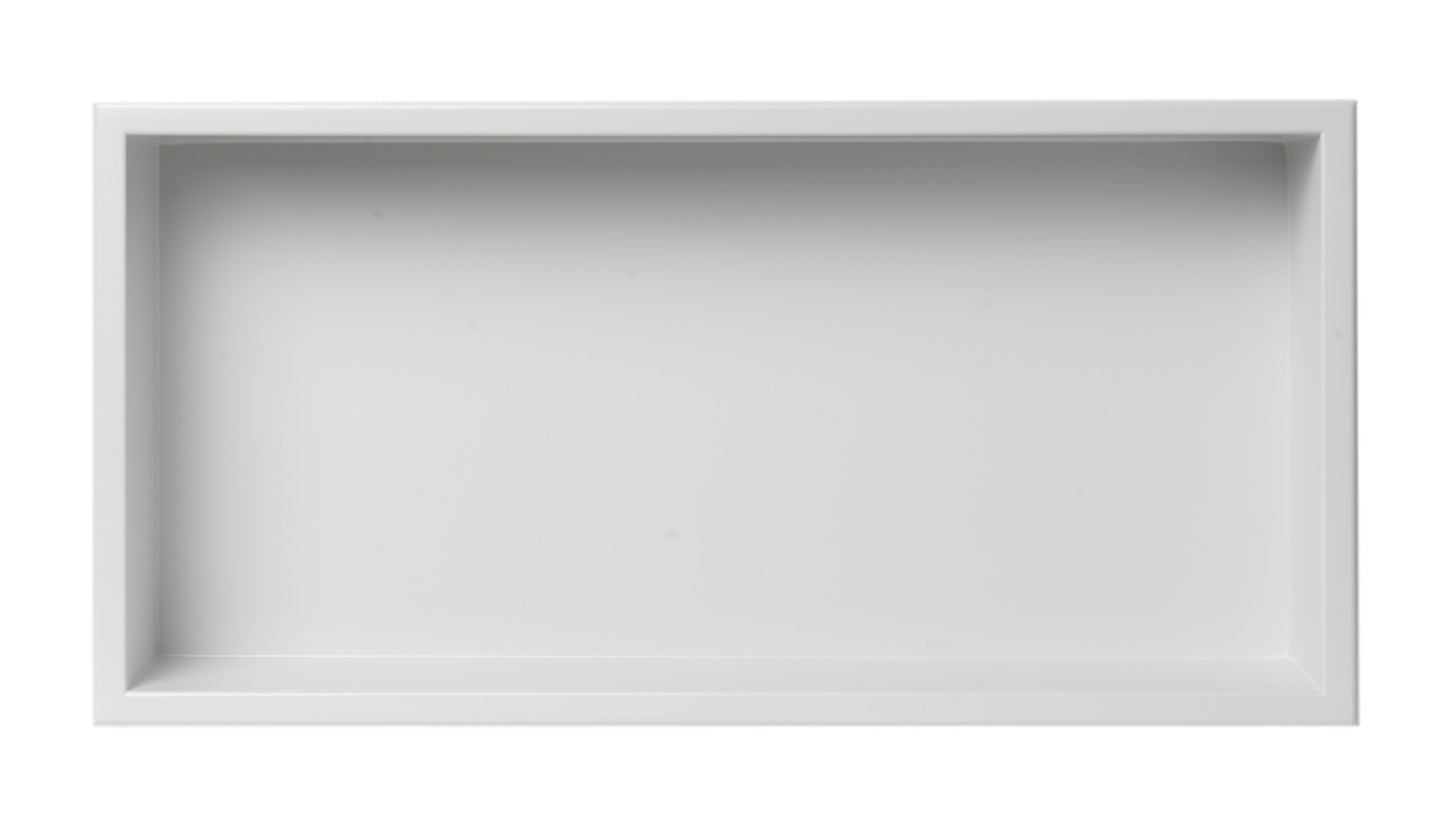 ALFI brand 24 x 12 Matte Horizontal Single Shelf Bath Shower Niche