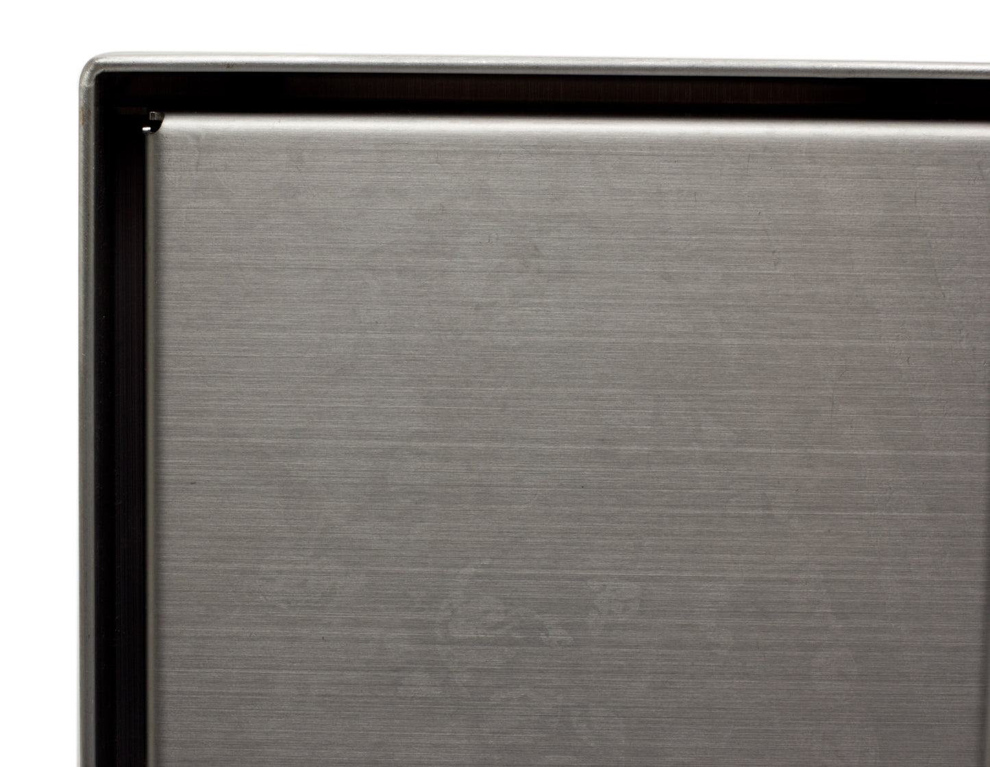 ALFI brand 5" x 5" Modern Square Brushed Shower Drain with Solid Cover