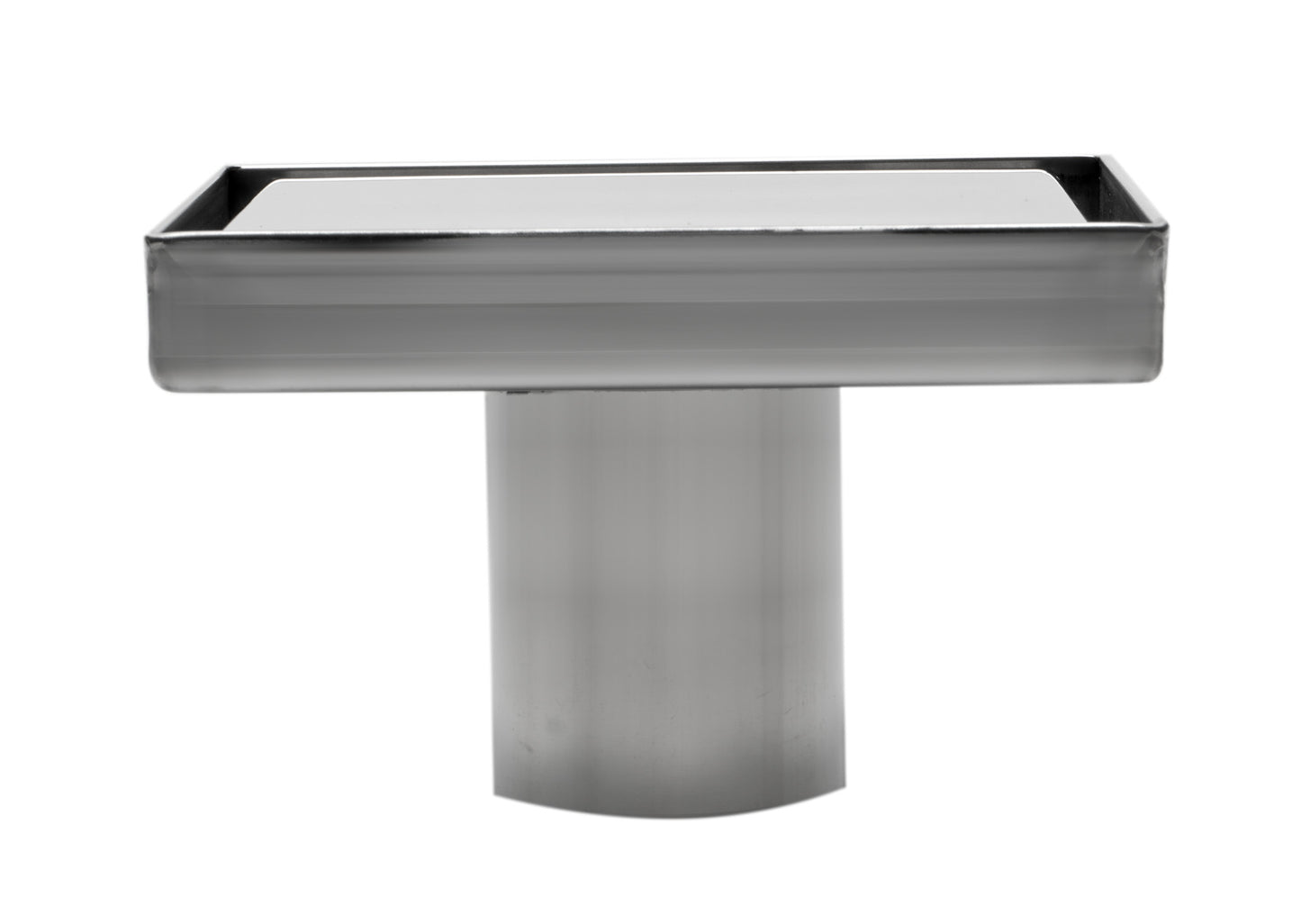 ALFI brand 5"x 5" Modern Square Polished Shower Drain with Solid Cover