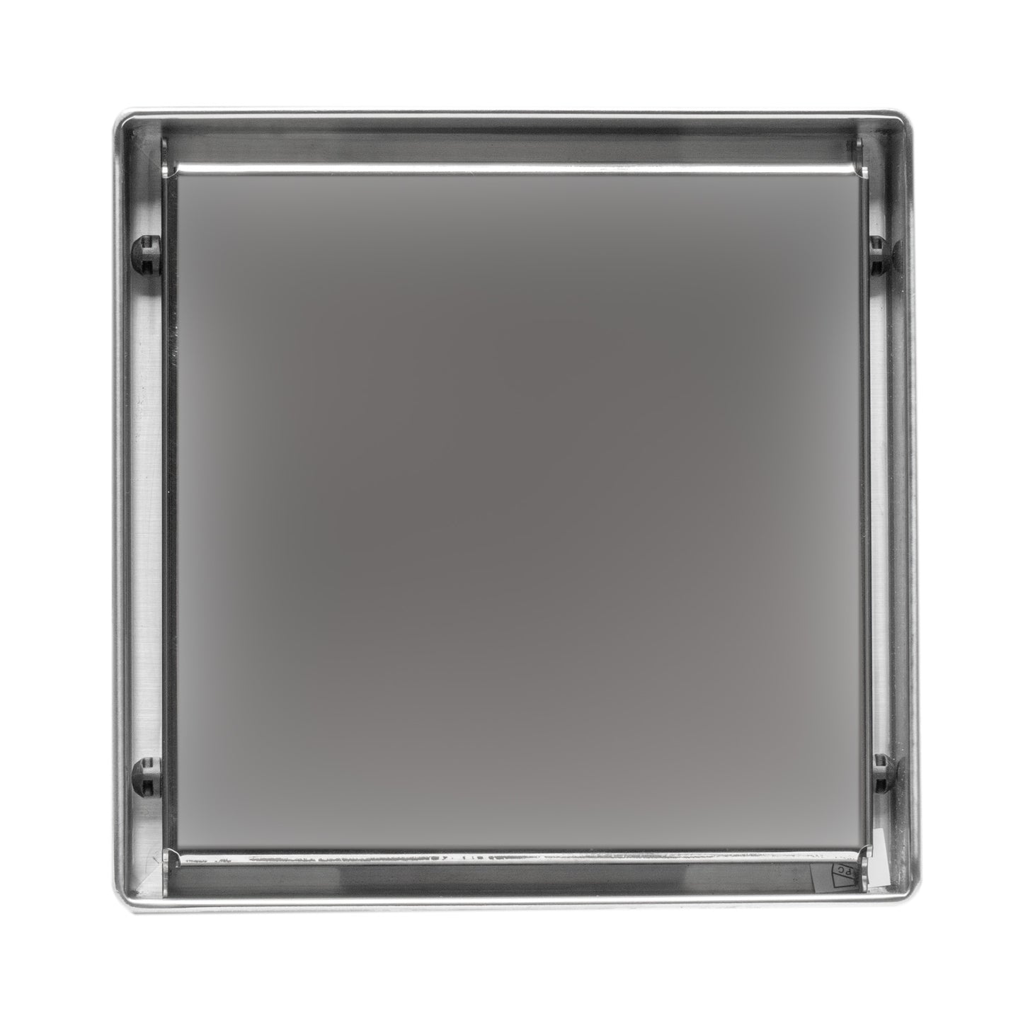 ALFI brand 5"x 5" Modern Square Polished Shower Drain with Solid Cover