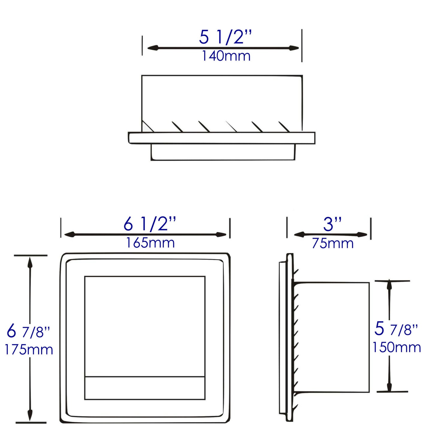 ALFI brand Polished Stainless Steel Recessed Toilet Paper Holder with Cover