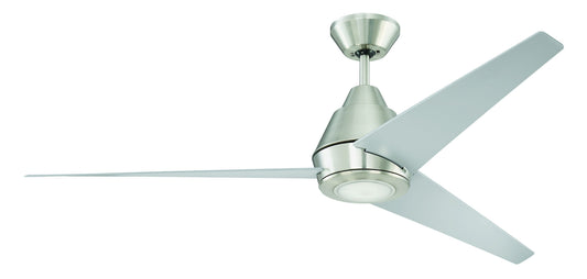 56" Acadian Ceiling Fan in Brushed Polished Nickel, ACA56BNK3