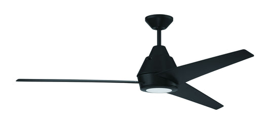 56" Acadian Ceiling Fan in Flat Black, ACA56FB3