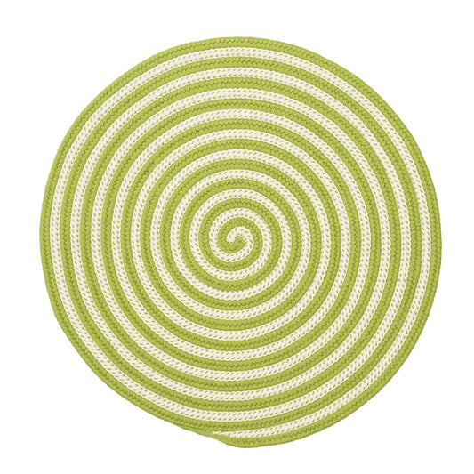 Candy Cane Rugs - Green 45â€ x 45â€