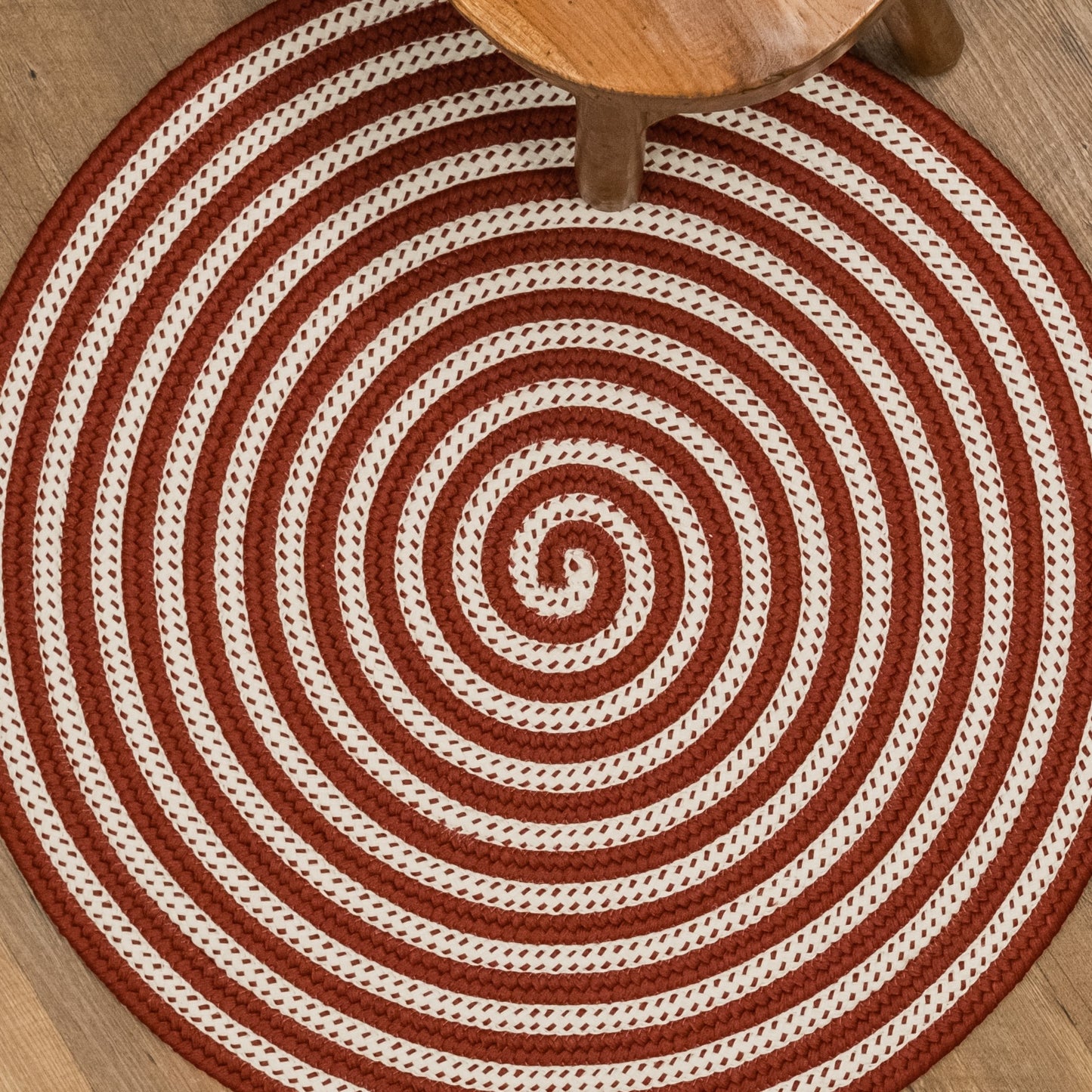 Candy Cane Rugs - Red 55â€ x 55â€
