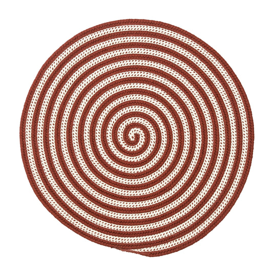 Candy Cane Rugs - Red 55â€ x 55â€