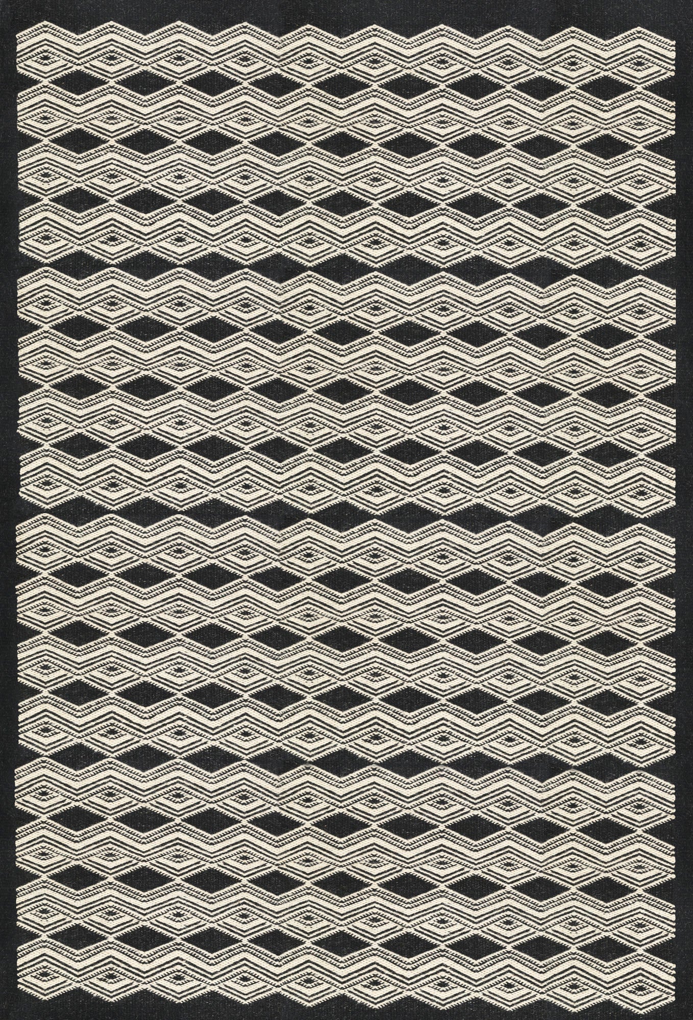 Surya Agostina Black Rug 2' X 3'