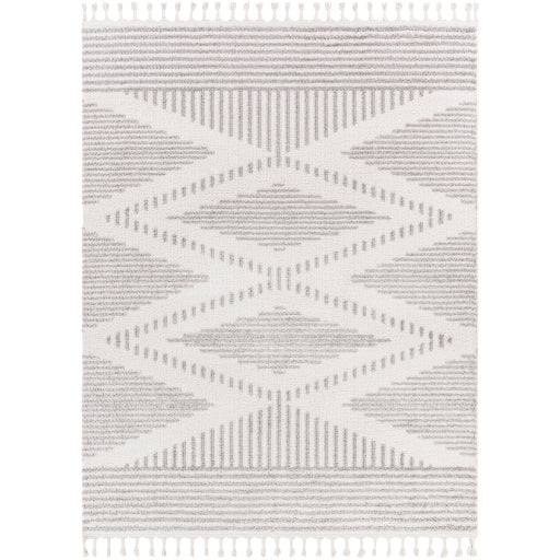 Surya Alhambra Rug 6'7" X 9' - Light Gray, Cream