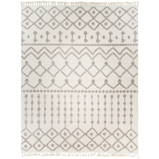 Surya Alhambra Rug 7'10" X 10' - Light Gray & Cream
