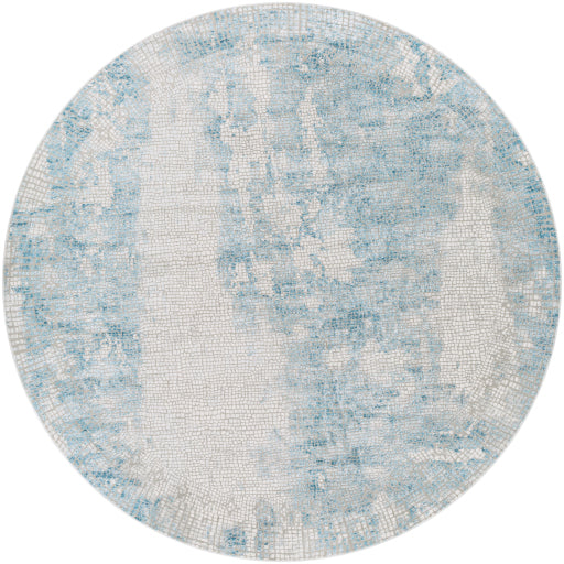 Surya Aisha Rug 5'3" Round - Light Blue