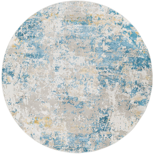 Surya Aisha Light Blue Rug 5'3" Round