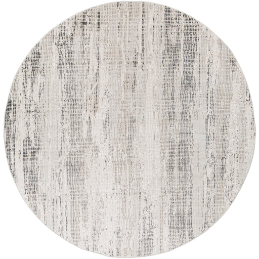 Surya Aisha Rug 5'3" Round - Gray
