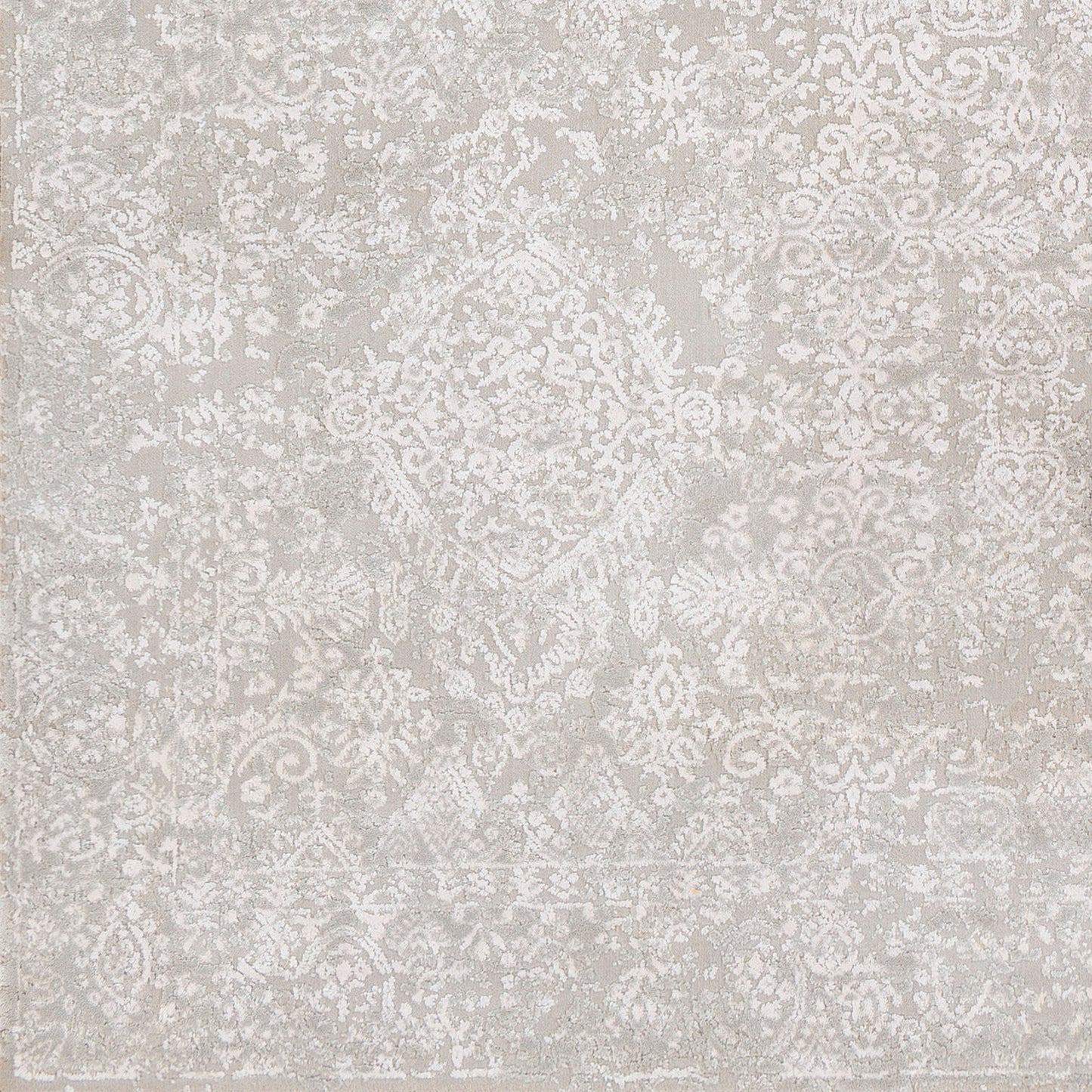 Surya Aisha Rug 6'7" Round Light Gray