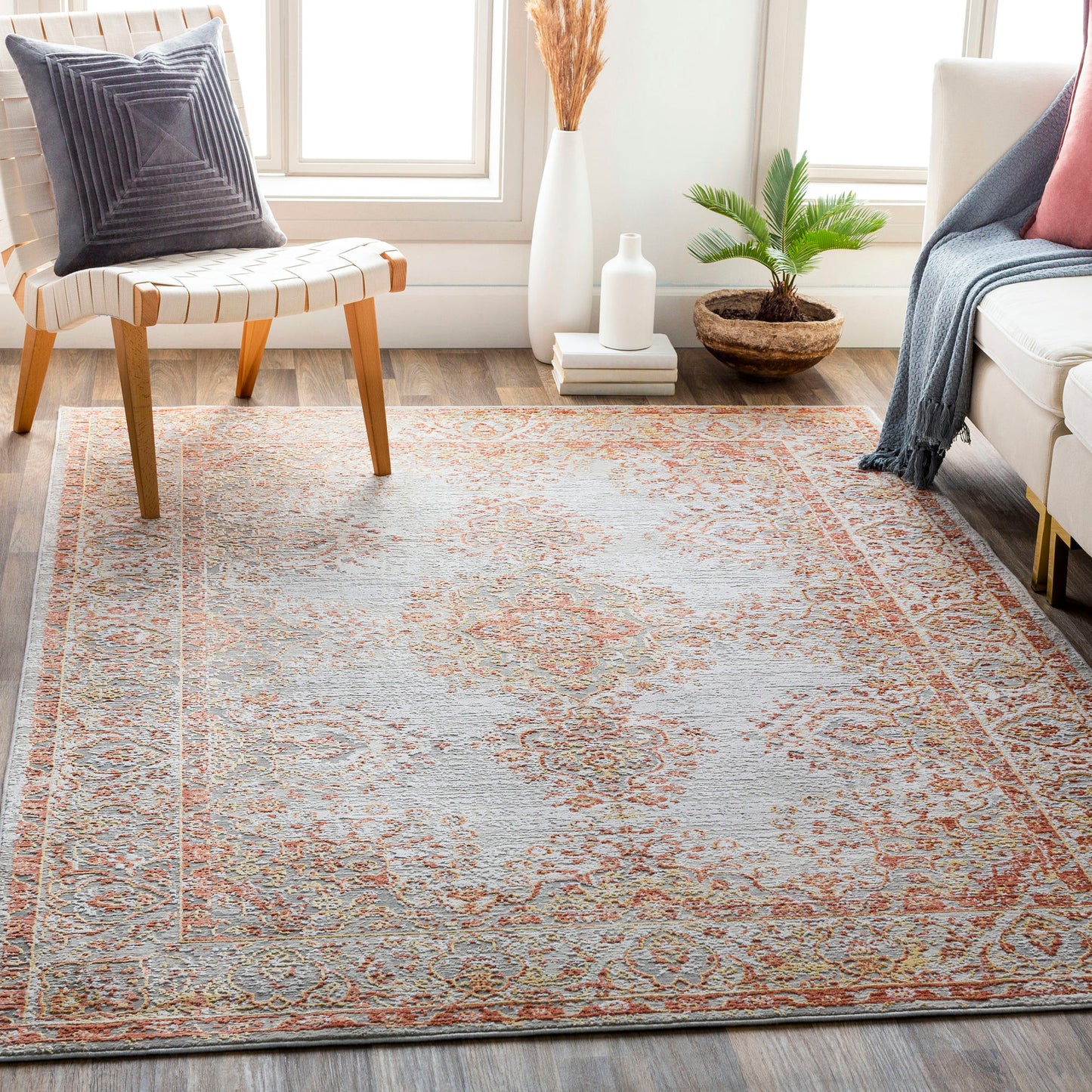 Surya Aisha Burnt Orange Rug 6'7" X 9'6"