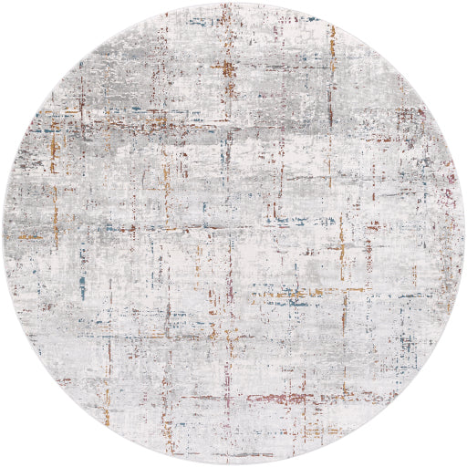 Surya Aisha Charcoal Rug 6'7" Round