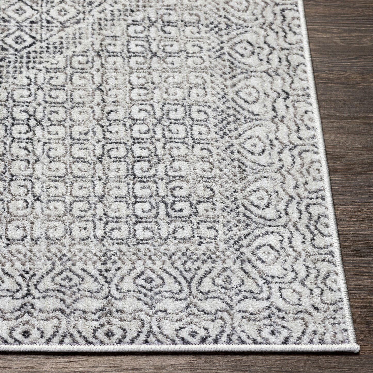 Surya Alice Rug 6'10" X 9' - Charcoal & Light Gray
