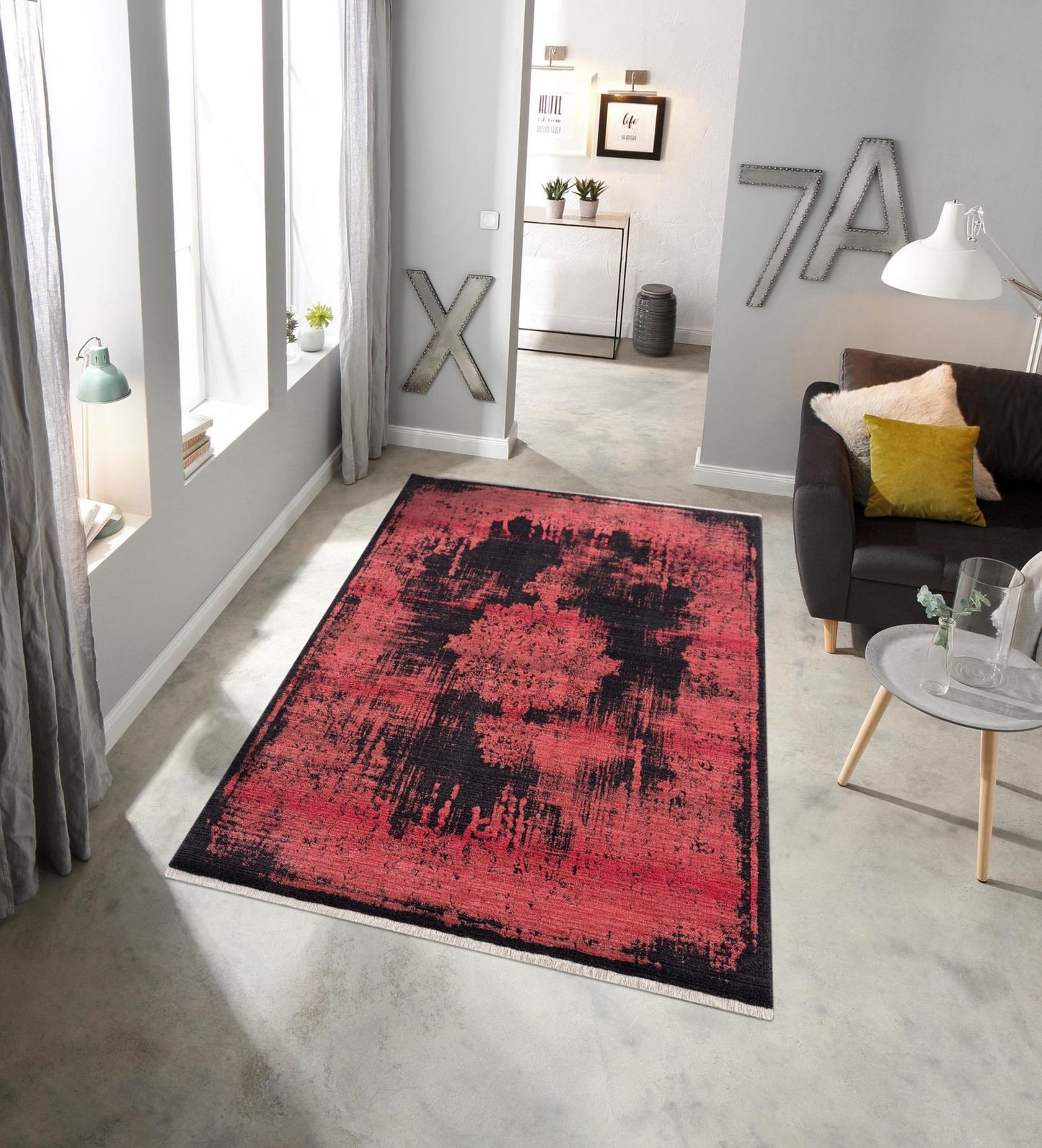 Alcazar-Alc12377-Pinkcosmo-7.6X10.6-230X320 Area Rug