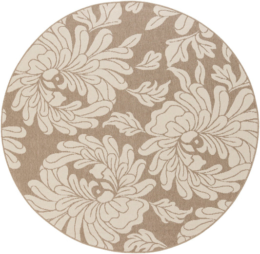 Surya Alfresco Alf-9623 Light Brown Rug 8'10" Round