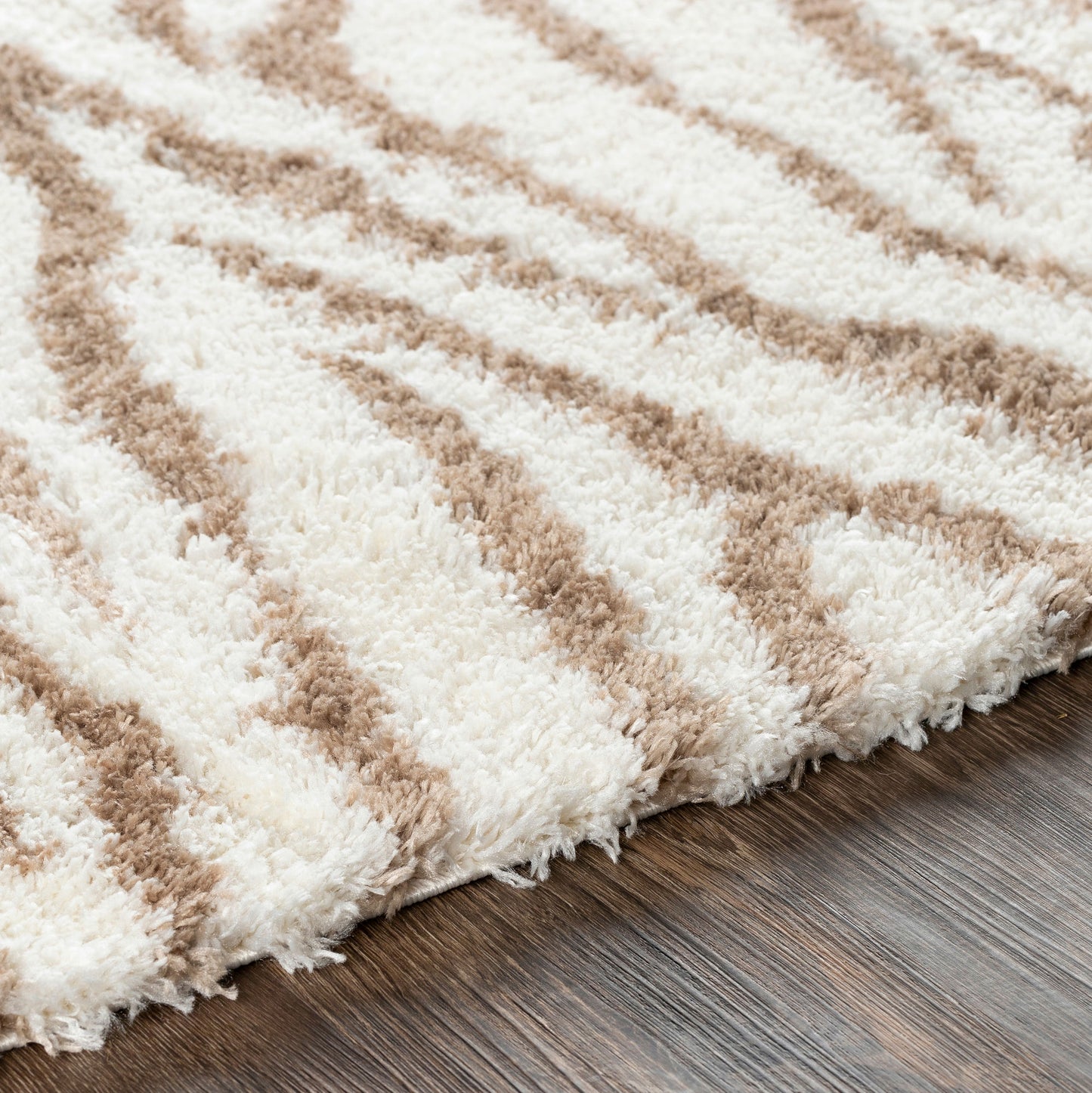 Surya Aliyah Shag Rug 2' X 3' - Cream, Tan