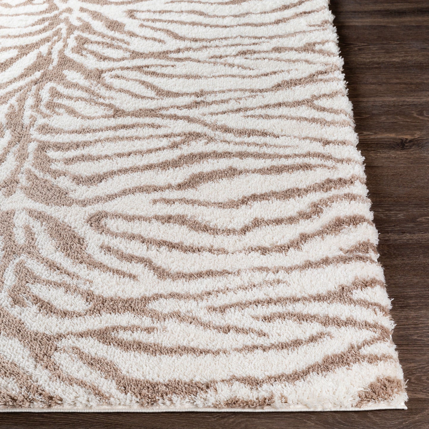 Surya Aliyah Shag Rug 7'10" X 10' - Cream, Tan