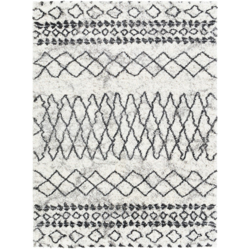 Surya Aliyah Shag Rug 5'3" X 7'3" Gray