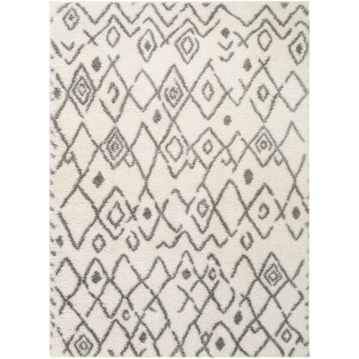 Surya Aliyah Shag Gray Rug 5'3" X 7'3"
