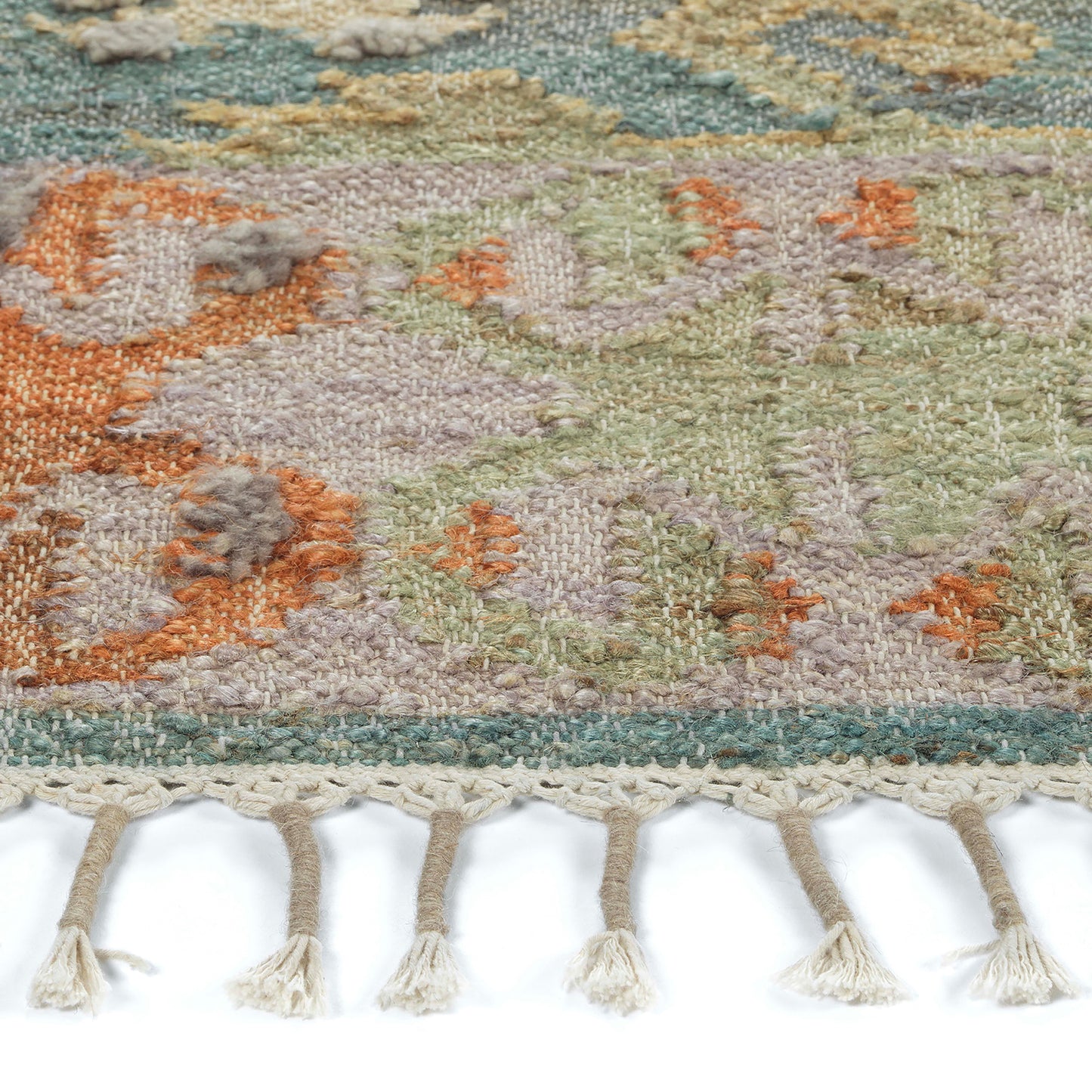Kaleen Alejandra Collection Light Blue Runner 2'6" x 8'
