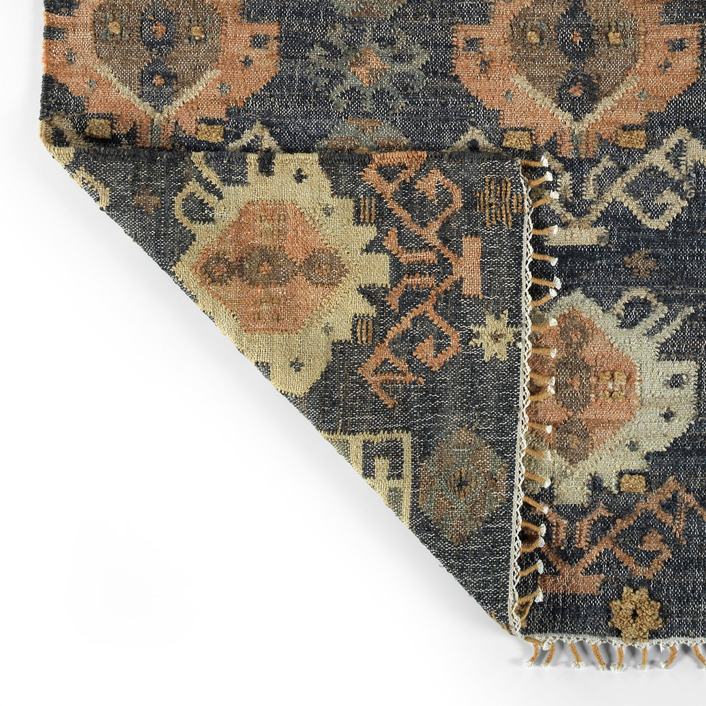 Kaleen Alejandra Collection Dark Navy Throw Rug 2' x 3'