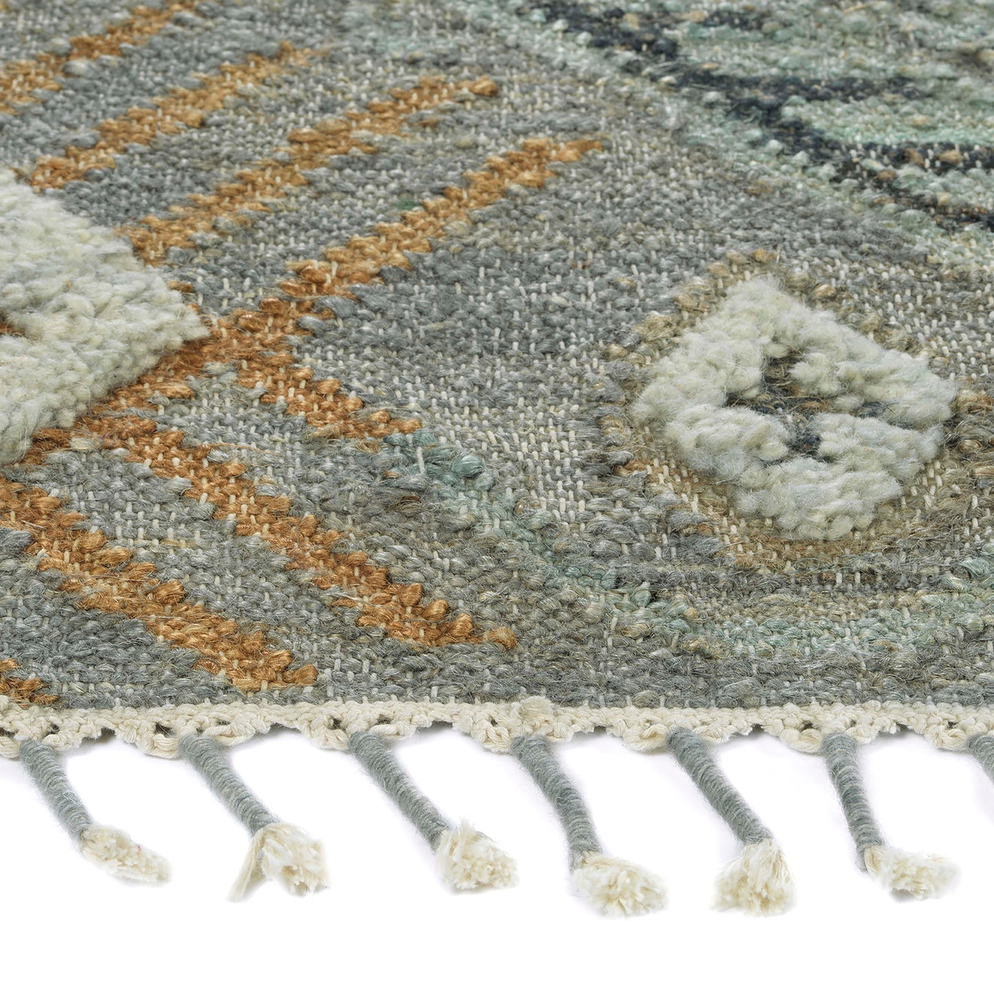 Kaleen Alejandra Collection Light Slate Runner 2'6" x 8'