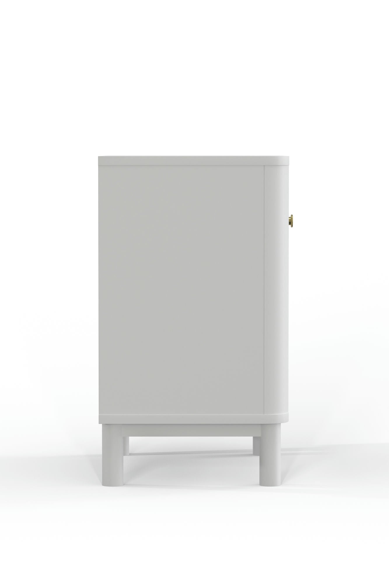 Alpine Furniture Stapleton 1 Drawer Nightstand, White