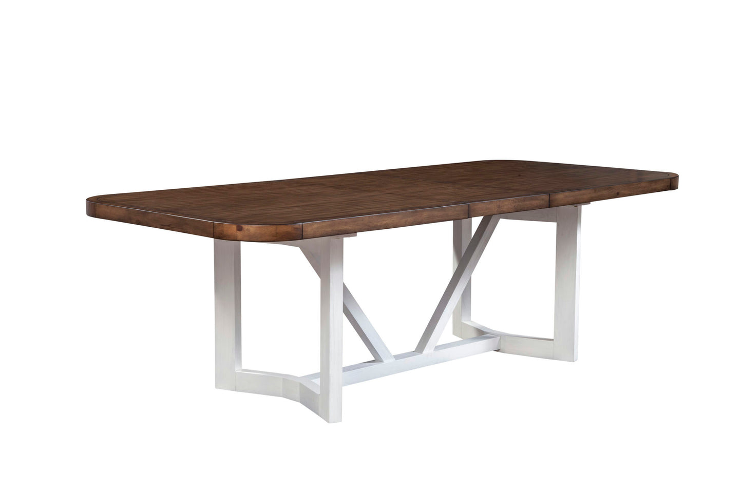 Alpine Furniture Donham Two Tone Dining Table