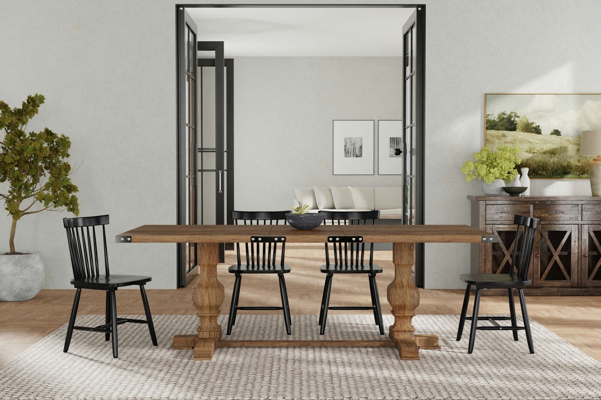 Alpine Furniture Manchester Dining Table, Natural – Timeoutpro.net