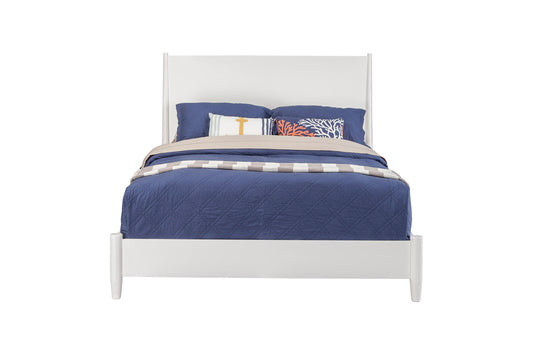 Alpine Furniture Flynn Full Platform Bed, White