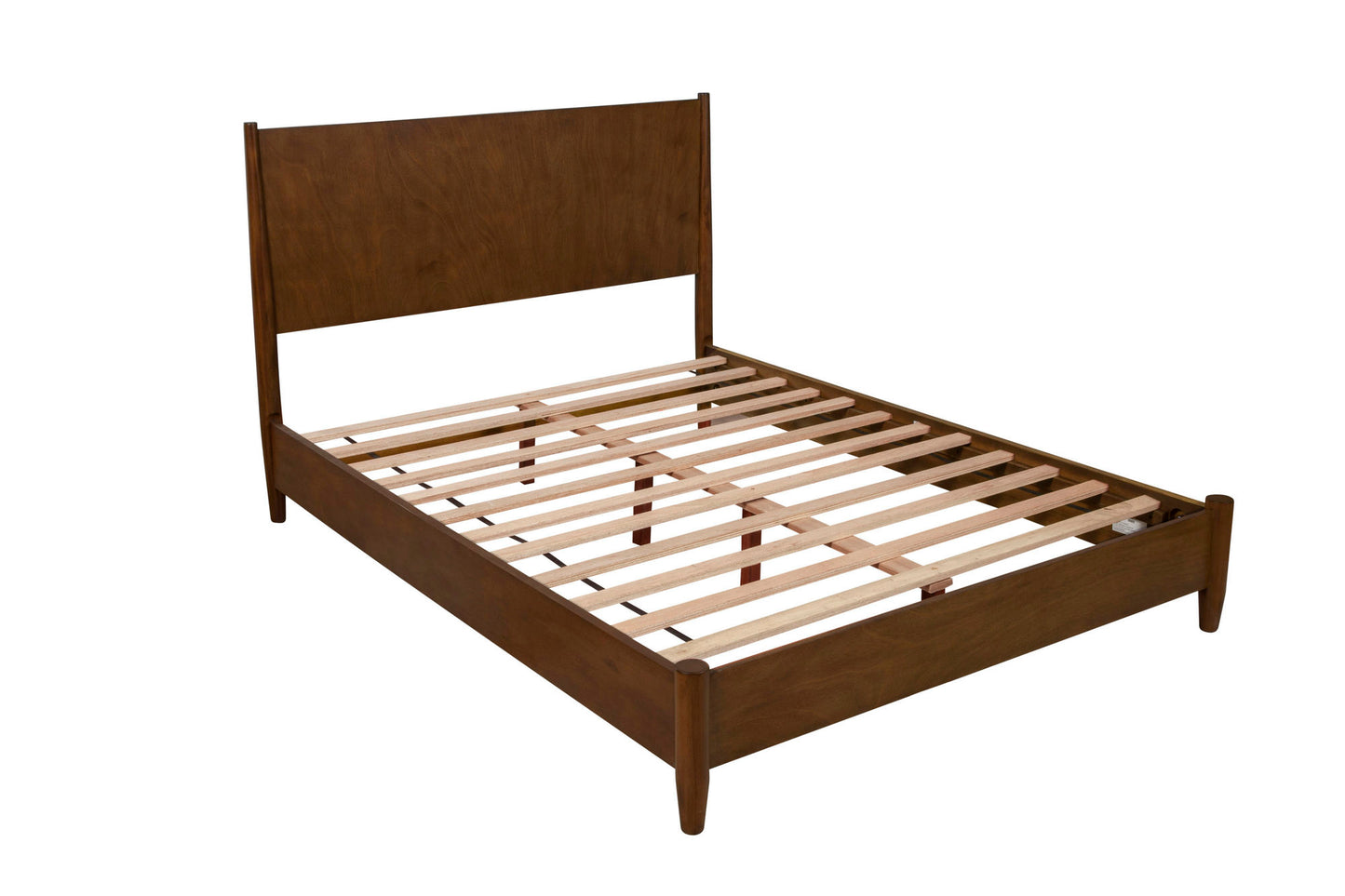 Alpine Furniture Flynn Full Platform Bed, Walnut