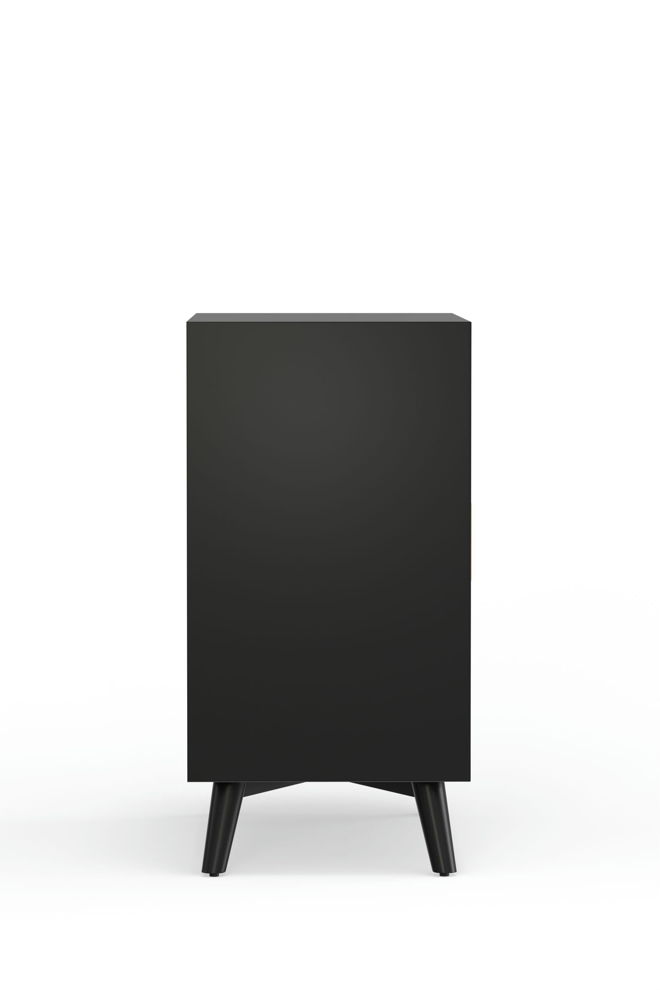 Alpine Furniture Flynn Small Bar Cabinet, Black