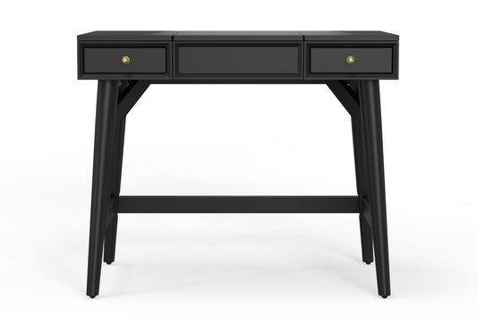 Alpine Furniture Flynn Bedroom Vanity, Black