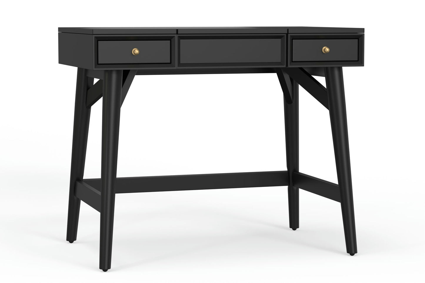 Alpine Furniture Flynn Bedroom Vanity, Black